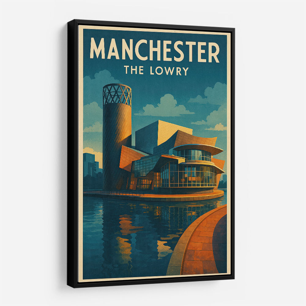 Manchester's Lowry Travel Poster Wall Art