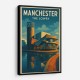 Manchester's Lowry Travel Poster Wall Art
