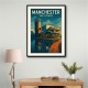 Manchester's Lowry Travel Poster Wall Art