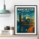 Manchester's Lowry Travel Poster Wall Art