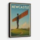 Newcastle Angel Of The North Travel Poster 1 Wall Art