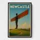 Newcastle Angel Of The North Travel Poster 1 Wall Art