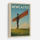 Newcastle Angel Of The North Travel Poster 1 Wall Art