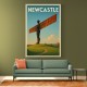 Newcastle Angel Of The North Travel Poster 1 Wall Art