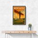 Newcastle Angel Of The North Travel Poster Wall Art