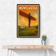 Newcastle Angel Of The North Travel Poster Wall Art
