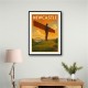 Newcastle Angel Of The North Travel Poster Wall Art