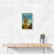Newcastle Travel Poster 2 Wall Art