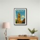 Newcastle Travel Poster 2 Wall Art