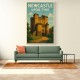Newcastle Travel Poster 4 Wall Art