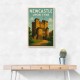 Newcastle Travel Poster 4 Wall Art