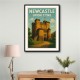 Newcastle Travel Poster 4 Wall Art