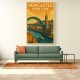 Newcastle Travel Poster Wall Art