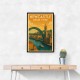Newcastle Travel Poster Wall Art