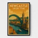 Newcastle Travel Poster Wall Art