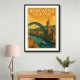 Newcastle Travel Poster Wall Art
