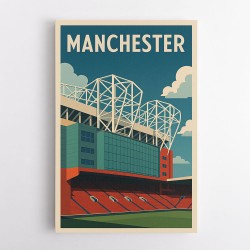 Old Trafford Manchester Poster 2 Wall Art
