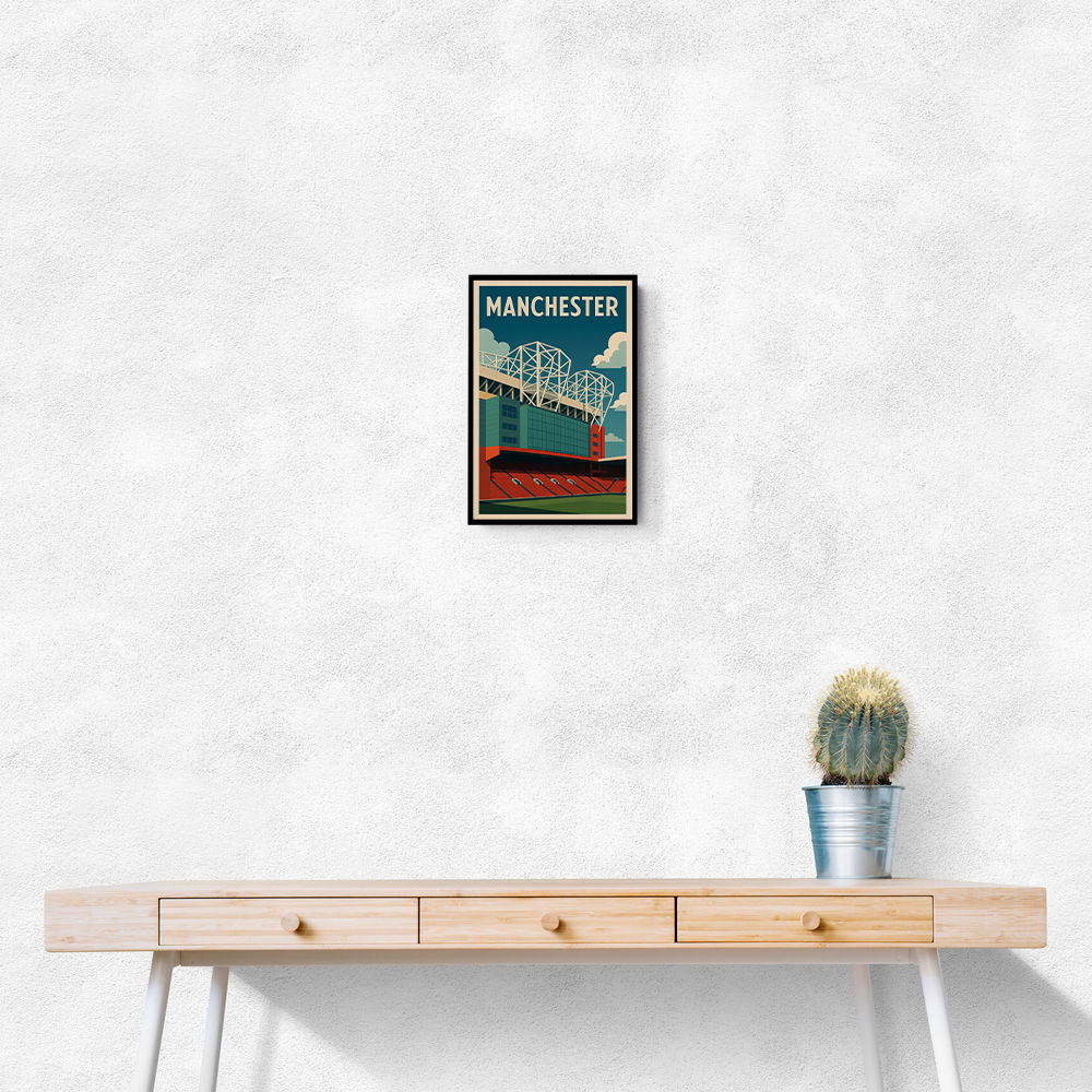 Old Trafford Manchester Poster 2 Wall Art Old Trafford Manchester Poster 2 Wall Art