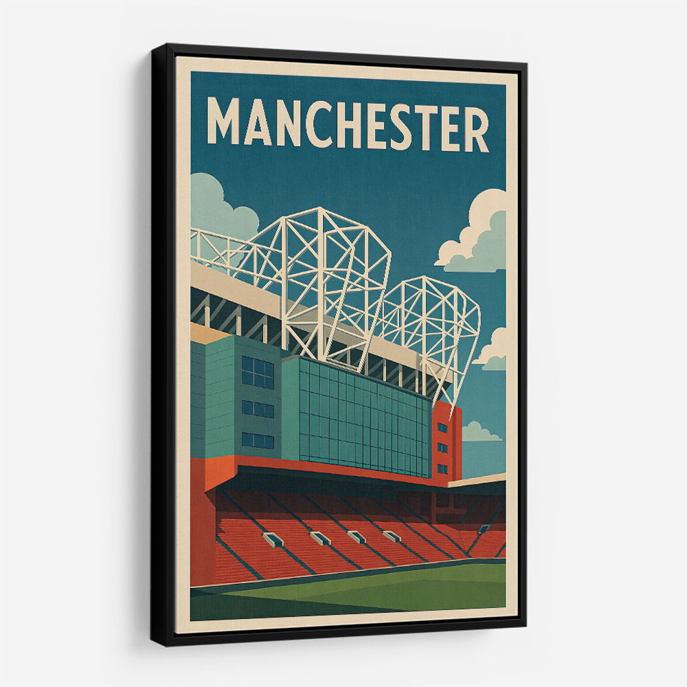 Old Trafford Manchester Poster 2 Wall Art Old Trafford Manchester Poster 2 Wall Art