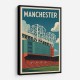 Old Trafford Manchester Poster 2 Wall Art Old Trafford Manchester Poster 2 Wall Art