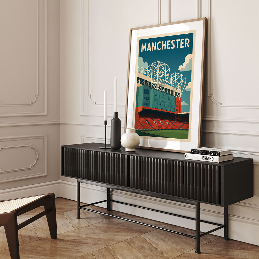 Old Trafford Manchester Poster 2 Wall Art Old Trafford Manchester Poster 2 Wall Art