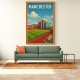 Old Trafford Manchester Poster Wall Art Old Trafford Manchester Poster Wall Art