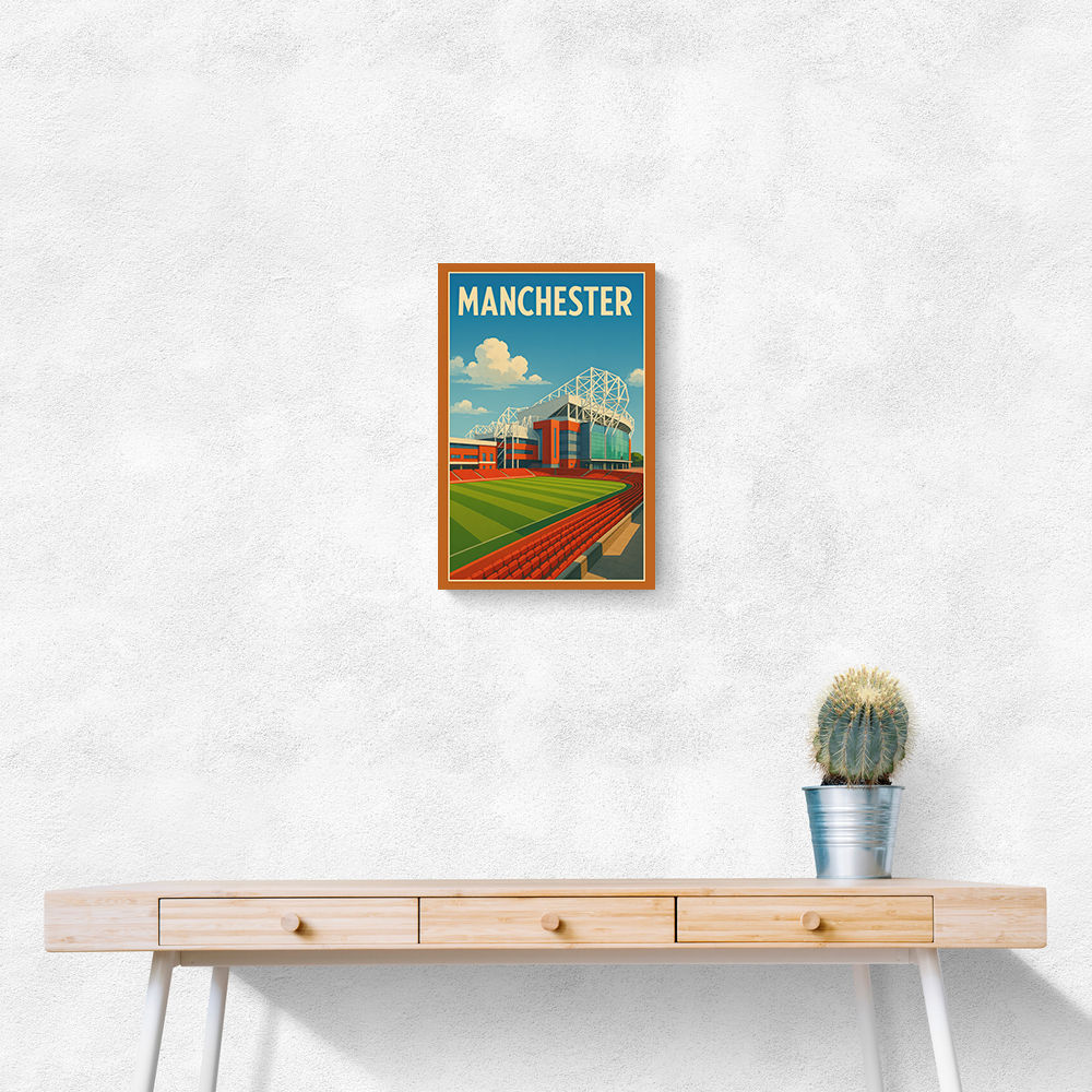 Old Trafford Manchester Poster Wall Art Old Trafford Manchester Poster Wall Art