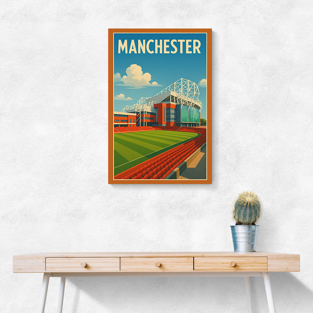 Old Trafford Manchester Poster Wall Art Old Trafford Manchester Poster Wall Art