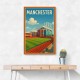 Old Trafford Manchester Poster Wall Art Old Trafford Manchester Poster Wall Art