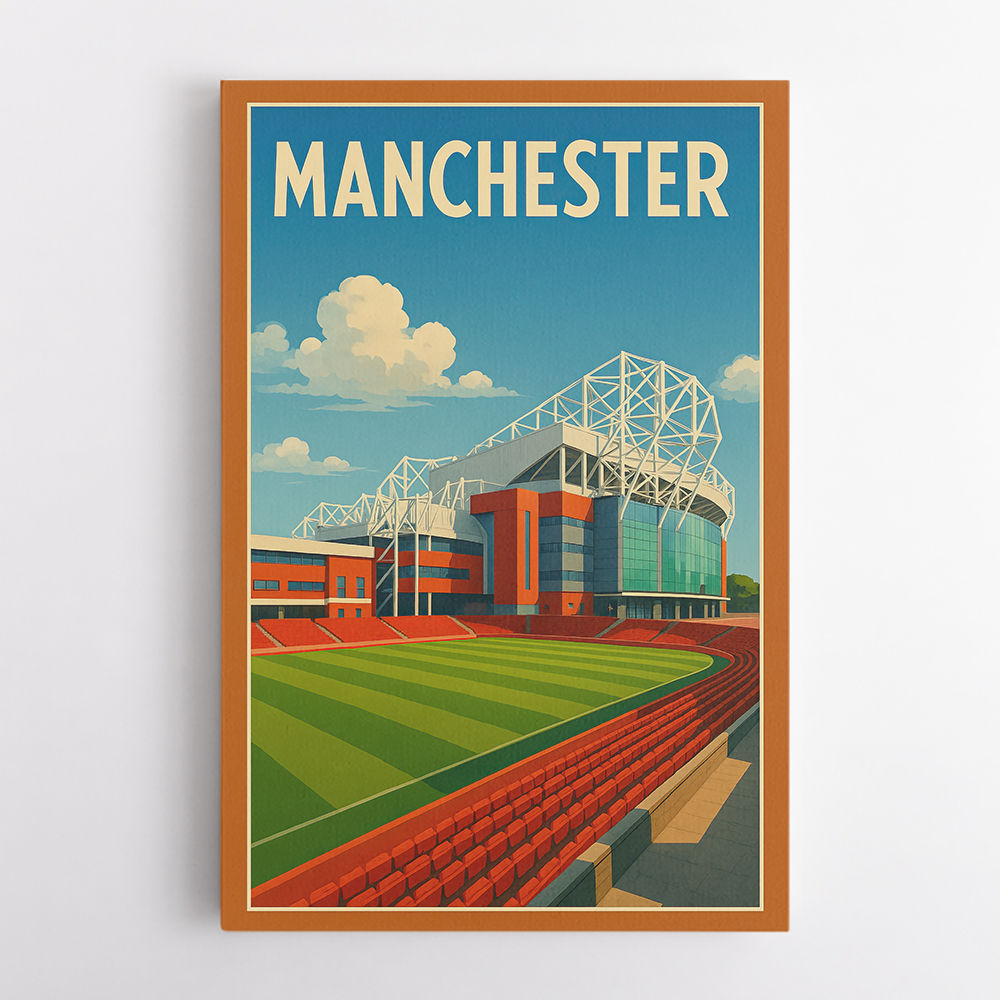 Old Trafford Manchester Poster Wall Art Old Trafford Manchester Poster Wall Art