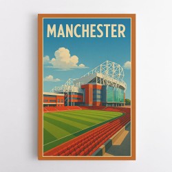 Old Trafford Manchester Poster Wall Art