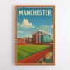 Old Trafford Manchester Poster Wall Art Old Trafford Manchester Poster Wall Art