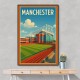 Old Trafford Manchester Poster Wall Art Old Trafford Manchester Poster Wall Art