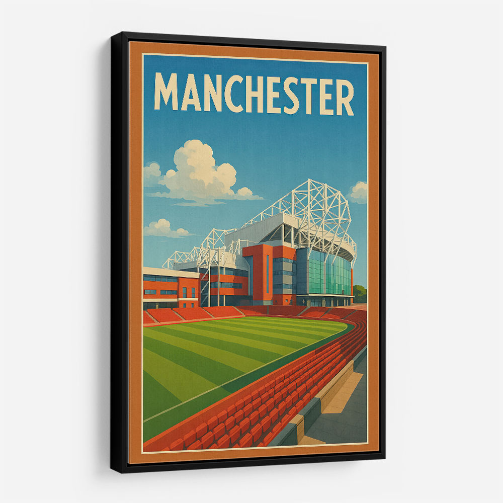 Old Trafford Manchester Poster Wall Art Old Trafford Manchester Poster Wall Art