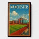 Old Trafford Manchester Poster Wall Art Old Trafford Manchester Poster Wall Art