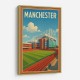 Old Trafford Manchester Poster Wall Art Old Trafford Manchester Poster Wall Art