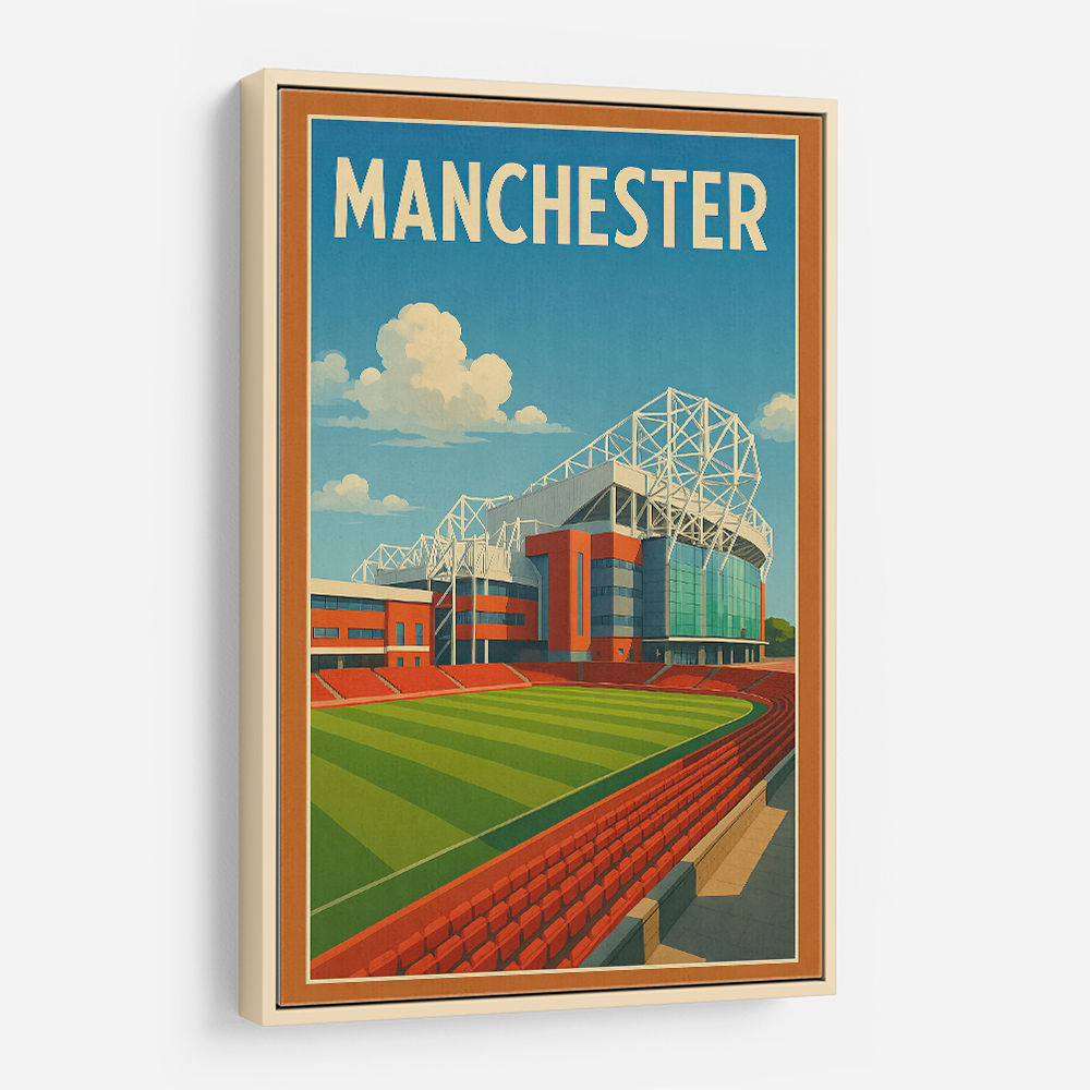 Old Trafford Manchester Poster Wall Art Old Trafford Manchester Poster Wall Art