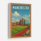 Old Trafford Manchester Poster Wall Art Old Trafford Manchester Poster Wall Art