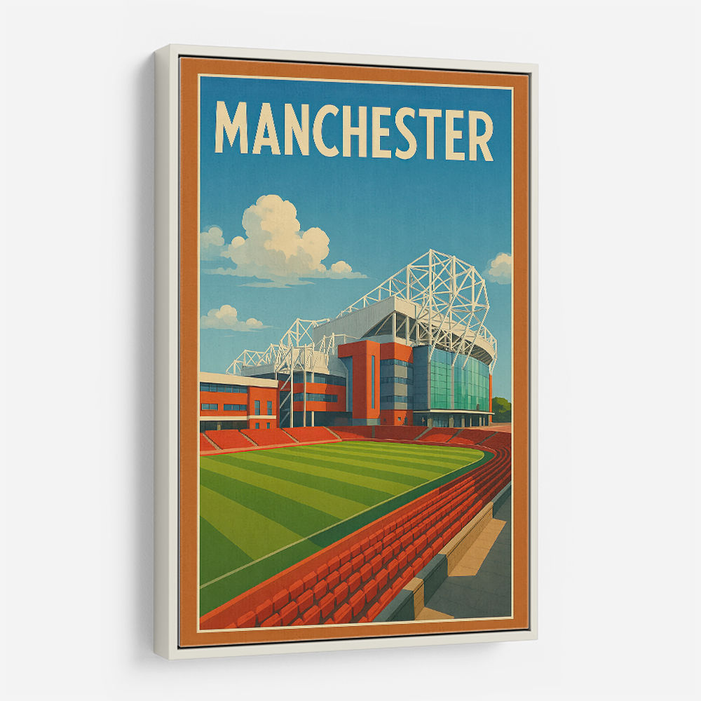 Old Trafford Manchester Poster Wall Art Old Trafford Manchester Poster Wall Art