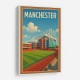 Old Trafford Manchester Poster Wall Art Old Trafford Manchester Poster Wall Art