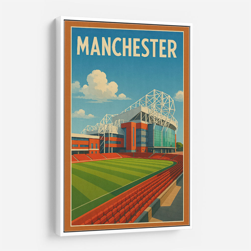 Old Trafford Manchester Poster Wall Art Old Trafford Manchester Poster Wall Art