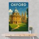 Oxford Travel Poster Wall Art