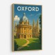Oxford Travel Poster Wall Art