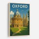 Oxford Travel Poster Wall Art