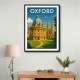 Oxford Travel Poster Wall Art
