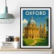 Oxford Travel Poster Wall Art
