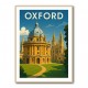 Oxford Travel Poster Wall Art