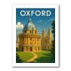 Oxford Travel Poster Wall Art