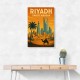 Riyadh Saudi Arabia Travel Poster 1 Wall Art Riyadh Saudi Arabia Travel Poster 1 Wall Art