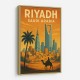 Riyadh Saudi Arabia Travel Poster 1 Wall Art Riyadh Saudi Arabia Travel Poster 1 Wall Art